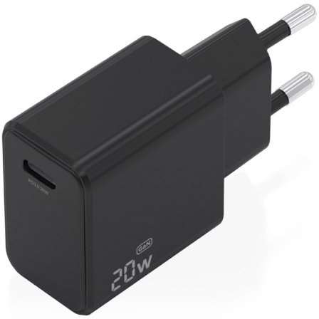 Aisens Cargador GaN USB-C PD 3.0 20W Negro